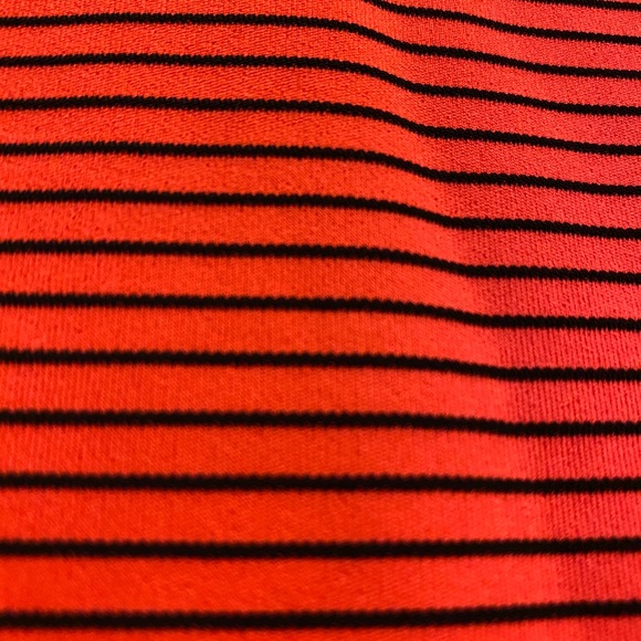 NWT LuLaRoe Cassie skirt, red w/black stripes, M - Picture 4 of 8